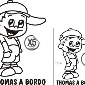Adesivi bimbo a bordo FORMATI
