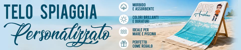 Telo mare personalizzato
